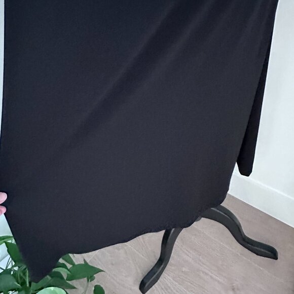 A-line  Midi/Maxi Halter Dress - Femme Fatale Black - Picture 3 of 7